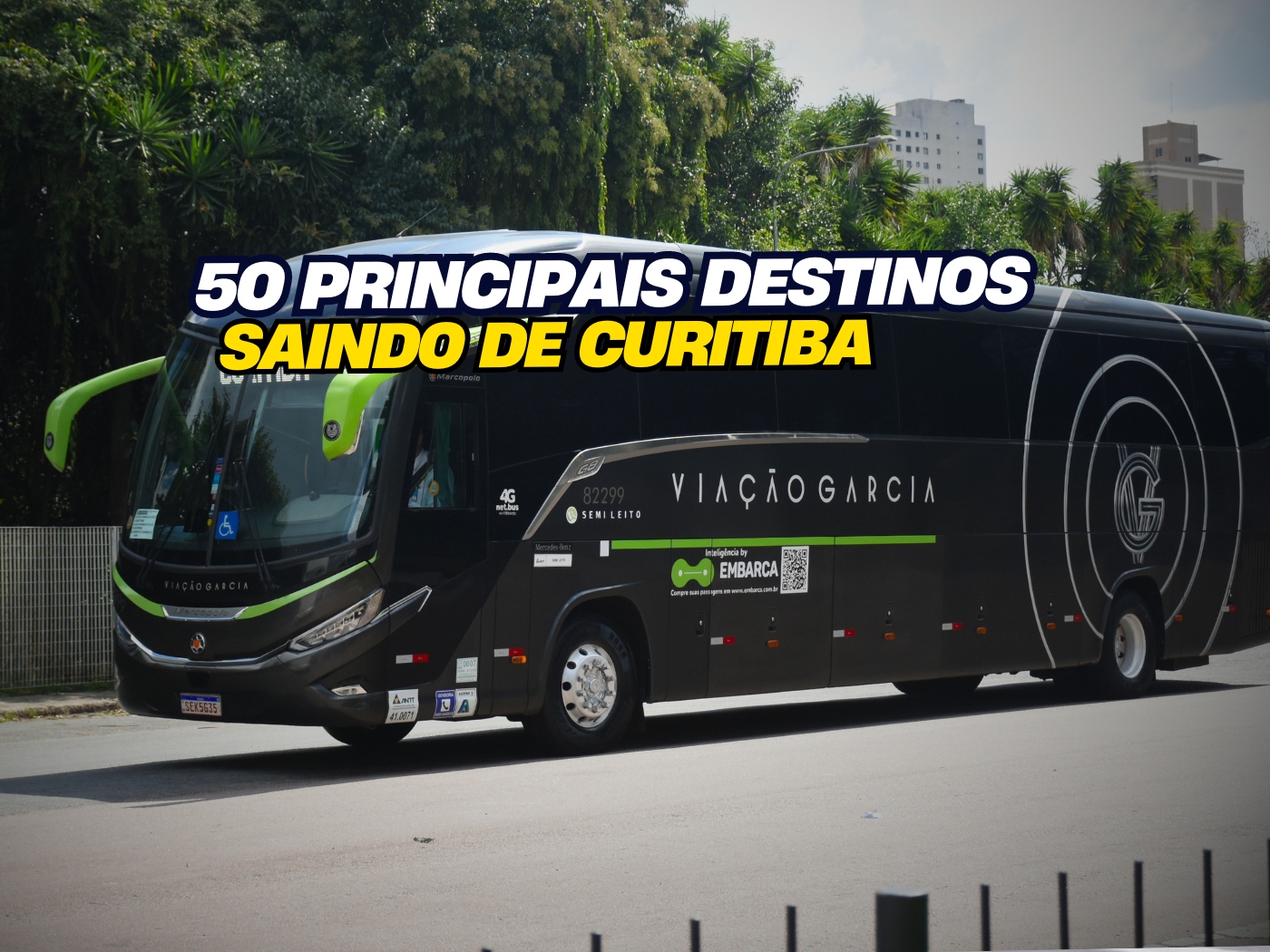 ÔNIBUS DA VIAÇÃO GARCIA CHEGANDO NA RODOVIÁRIA DE CURITIBA