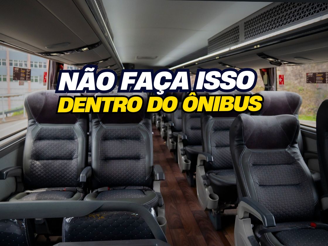 O QUE NÃO SE DEVE FAZER EM UMA VIAGEM DE ÔNIBUS