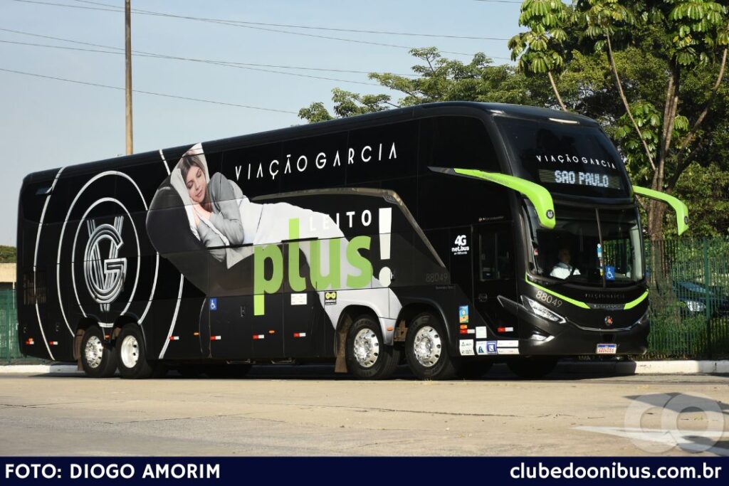 Ônibus da Viação Garcia chegando na Rodoviária da Barra Funda