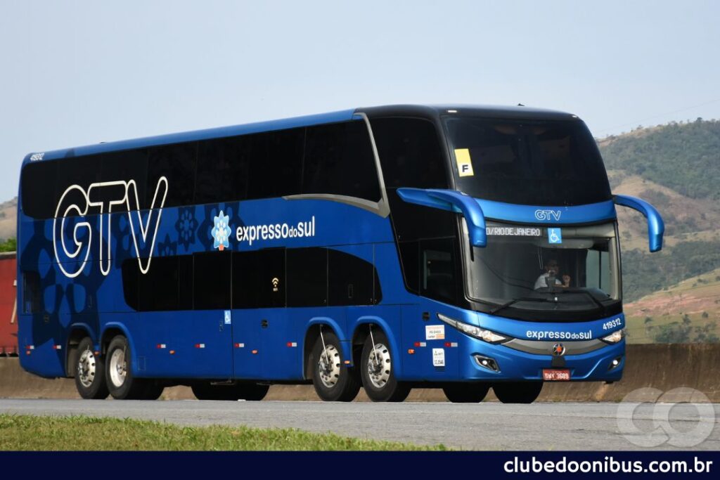 Ônibus Expresso do Sul linha São Paulo Rio de Janeiro 