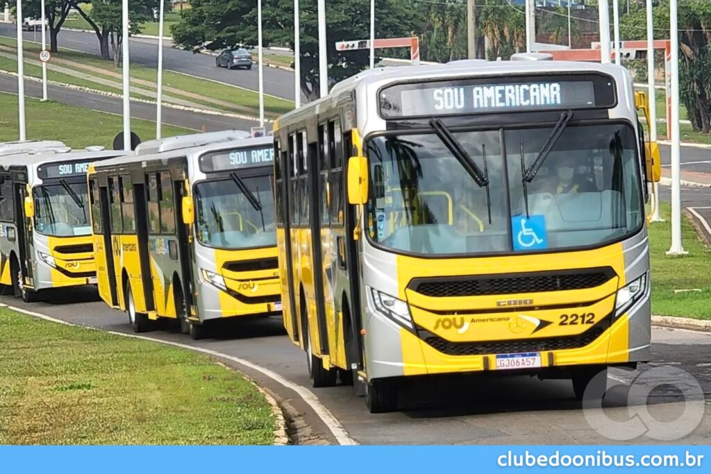 ÔNIBUS DA SANCETUR (SOU) AMERICANA - EMPRESA IRÁ COMEÇAR A OPERAR NA CIDADE DE SÃO JOSÉ DOS CAMPOS