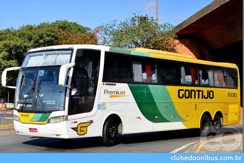 ÔNIBUS DA GONTIJO SAINDO DA RODOVIÁRIA DE CAMPINAS