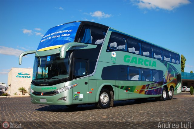 Marcopolo G7 1800DD Viação Garcia, primeira empresa do Brasil a receber o Marcopolo G7 1800DD