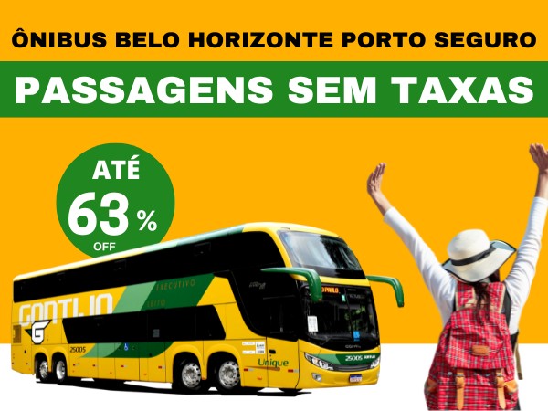 Passagens de ônibus de belo horizonte a porto seguro Bahia