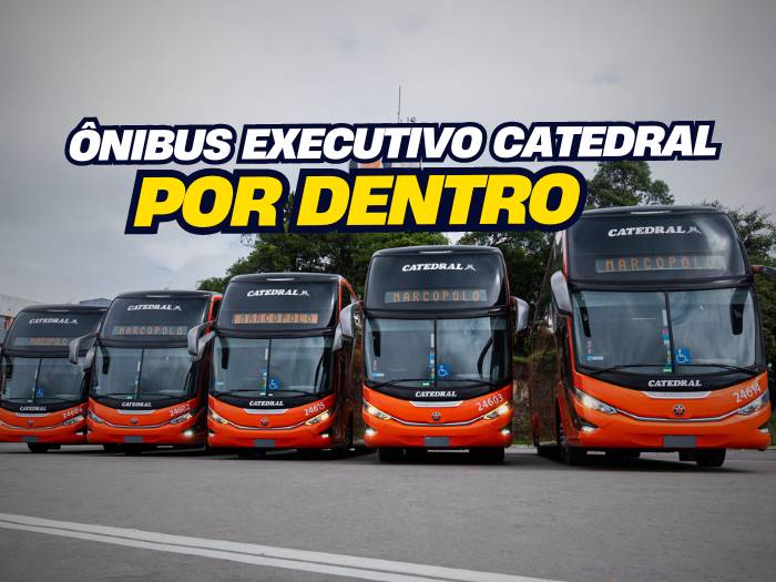 ÔNIBUS CATEDRAL EXECUTIVO POR DENTRO É BOM