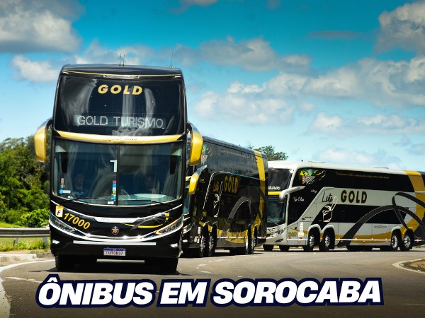 ÔNIBUS EM SOROCABA EXCURSÃO FRETAMENTO GOLD TURISMO