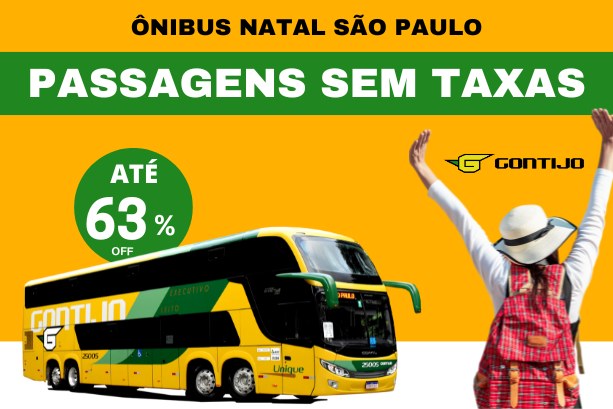 ÔNIBUS NATAL SÃO PAULO PASSAGEM DESCONTO