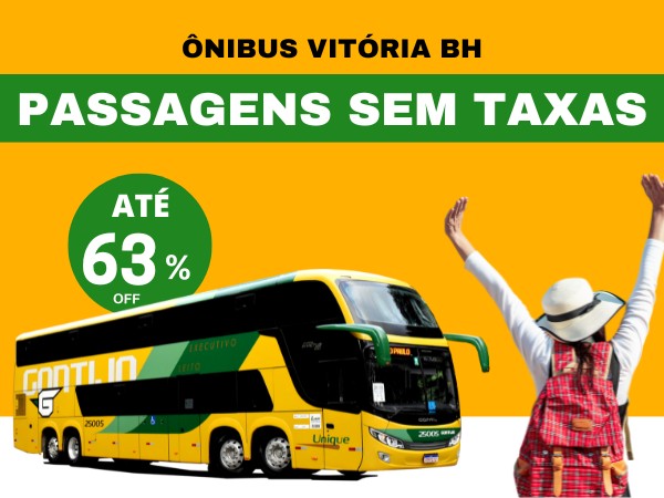 ÔNIBUS VITÓRIA BH PASSAGEM DESCONTO