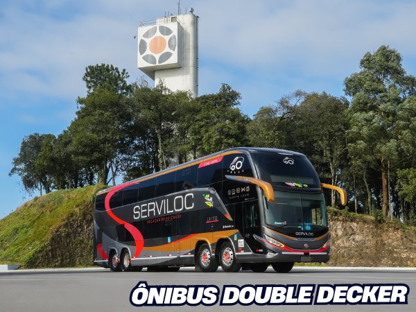 ÔNIBUS 2 ANDARES - ÔNIBUS DOUBLE DECKER