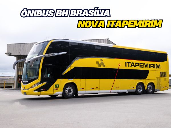 Ônibus BH Brasília Nova Itapemirim 6x sem juros