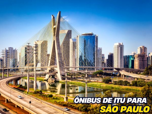 Ônibus de Itu para São Paulo excursão