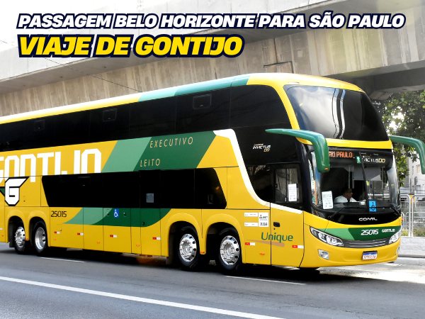 Passagem Belo Horizonte para São Paulo Gontijo