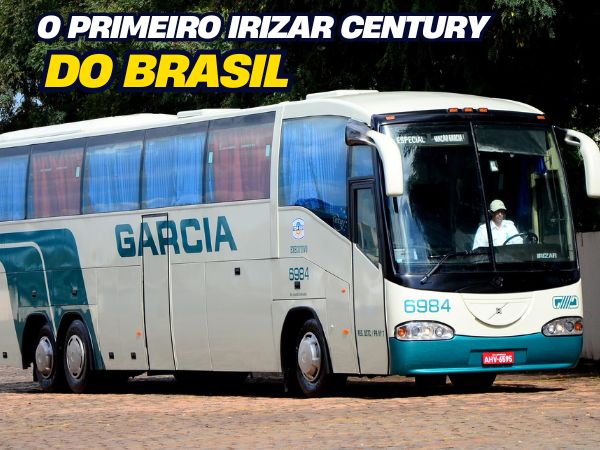 Primeiro Irizar Century do Brasil Viação Garcia