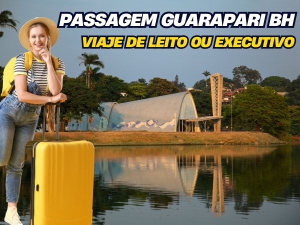 Pssagem Guarapari BH Gontijo, passagem sem taxas, desconto de até 63%