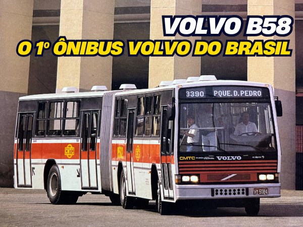 Caio Vitória Volvo B58 Articulado CMTC São Paulo