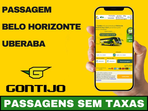 Passagem Belo Horizonte Uberaba Gontijo Sem Taxas Promoção