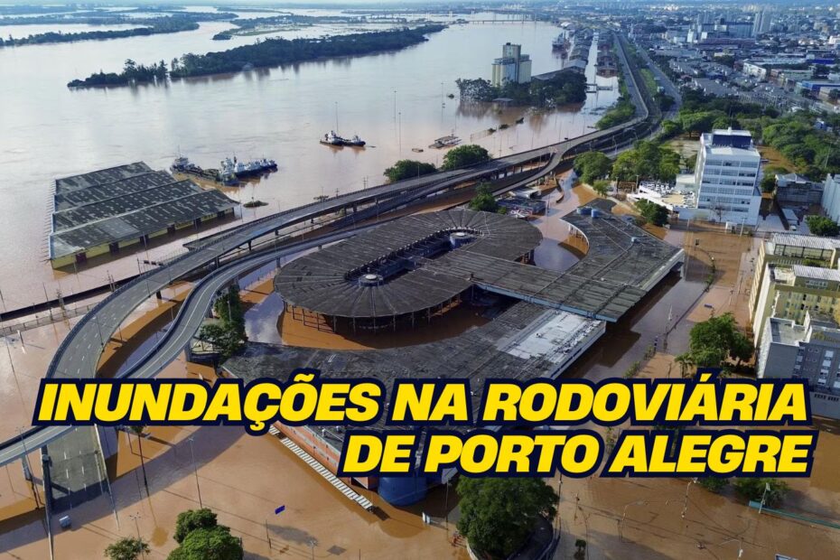 Alagamentos na rodoviária de Porto Alegre Urgente