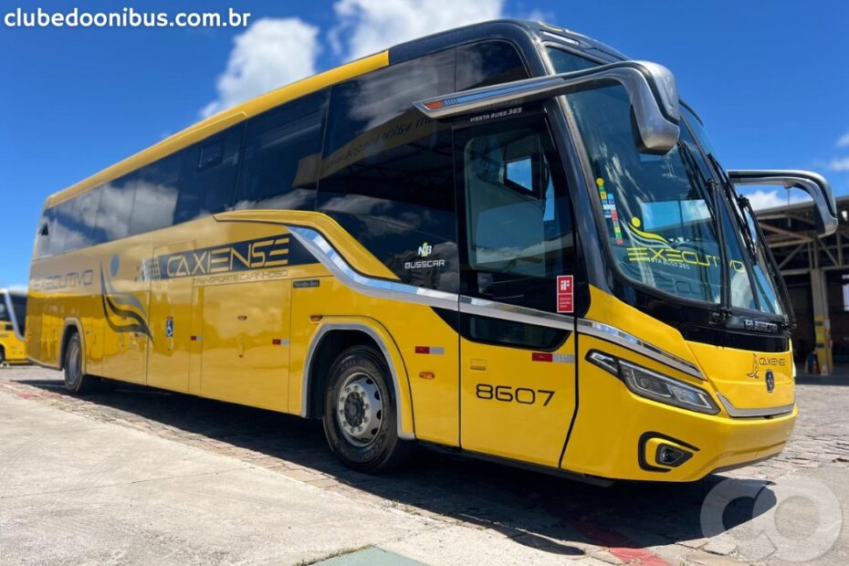 Expresso Caxiense Busscar Vissta Buss 365 NB1 Mercedes Benz O-500RS Euro 6 Executivo 42 Poltronas Ônibus Caxias do Sul Porto Alegre