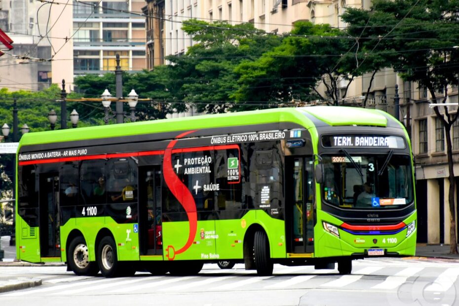 Ônibus Elétrico em São Paulo Caio Millennium 5 Himalaia Transportes Ambiental Transportes Urbanos Scania K310 Eletra