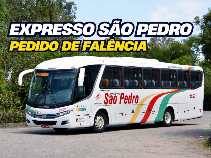 Ônibus Santa Maria Expresso São Pedro Pedido de Falência