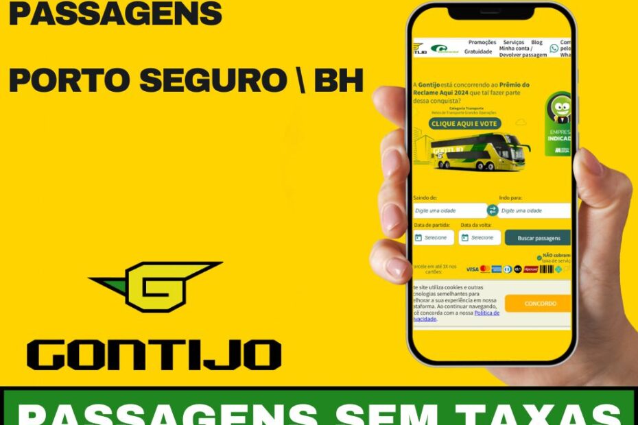 Passagens Porto Seguro BH Gontijo