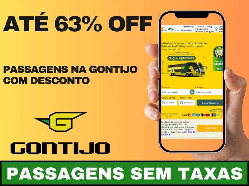 Passagens na Gontijo com Desconto