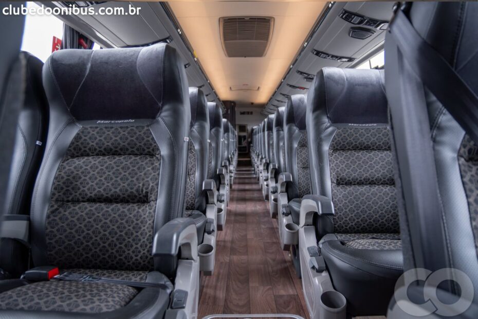 Ônibus Executivo por dentro Marcopolo G8