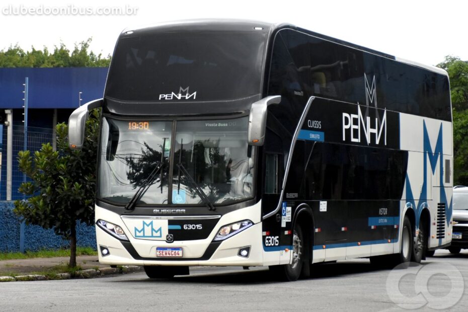 Ônibus Viação Penha Busscar Vissta Buss DD Empresa Nossa Senhora da Penha