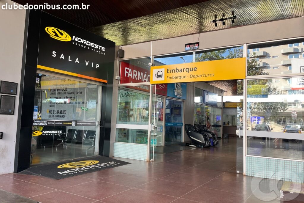 Rodoviária Internacional de Foz do Iguaçu Entrada Sala Vip Expresso Nordeste