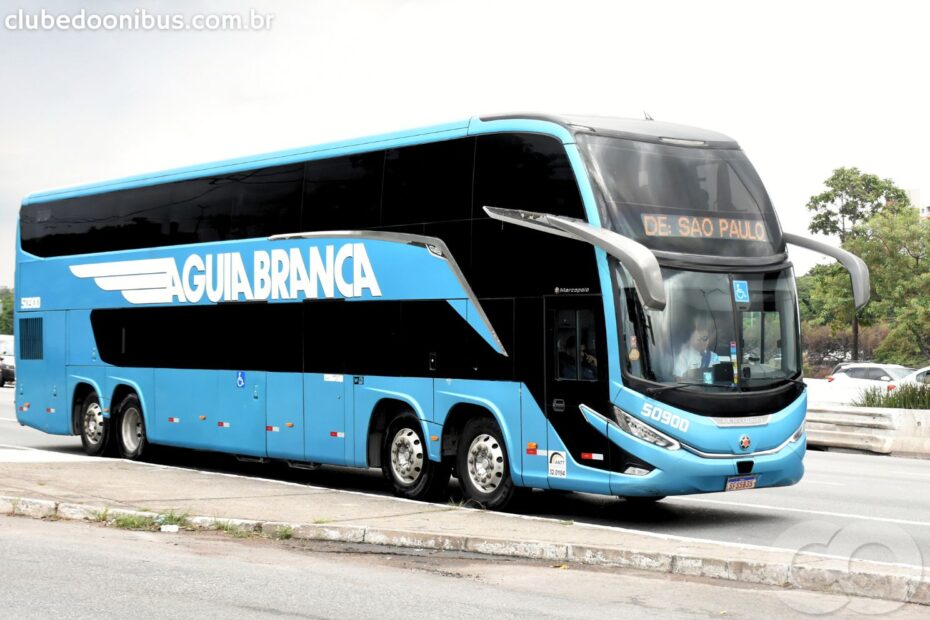 Viação Águia Branca Ônibus Double Decker Marcopolo G8