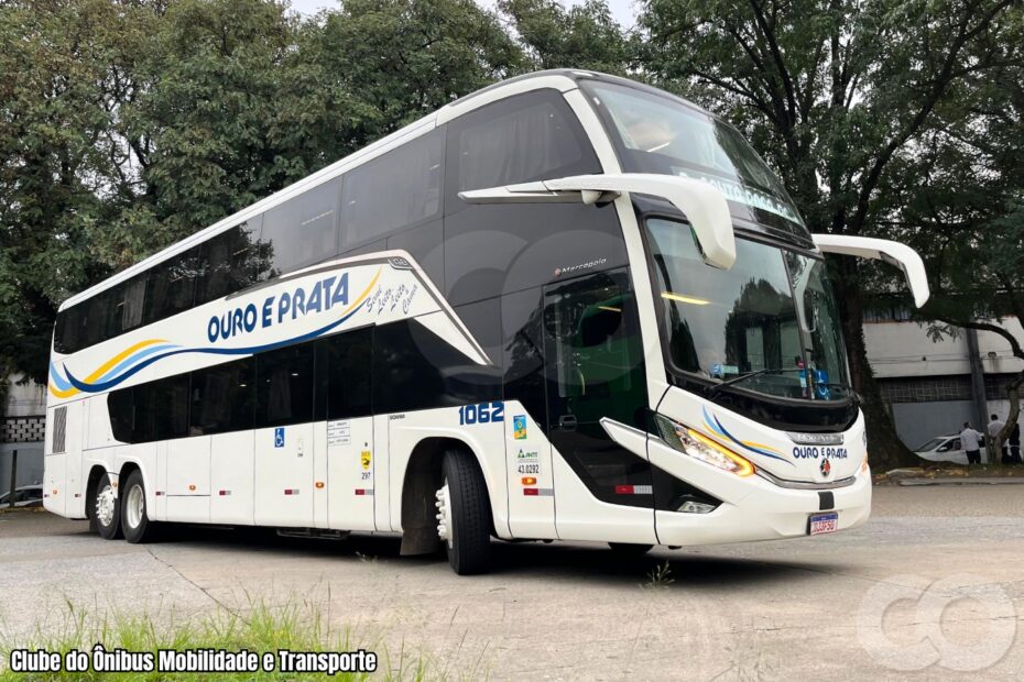 Ônibus Ouro e Prata Double Decker Marcopolo G8