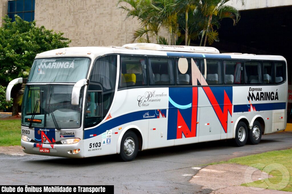 Ônibus Expresso Maringá Marcopolo Paradiso G6 Scania 5103