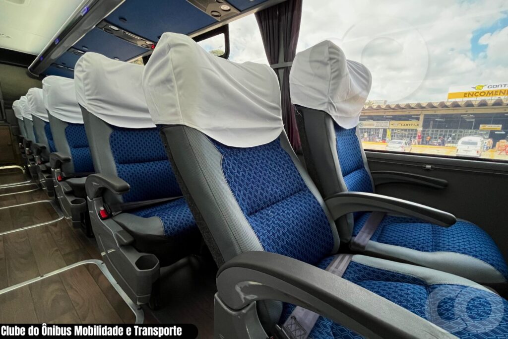 Ônibus Gontijo por dentro Ônibus Executivo Gontijo