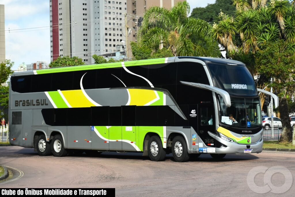 Õnibus Leito Brasil Sul Marcopolo G8 Double Decker