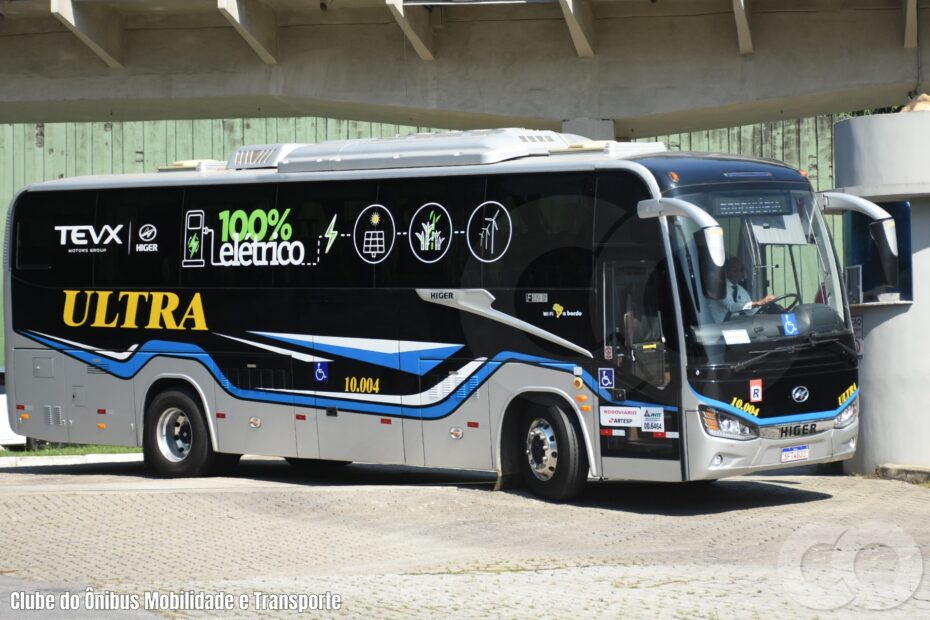 Ônibus elétrico Higer FE10BR Viação Ultra 1004