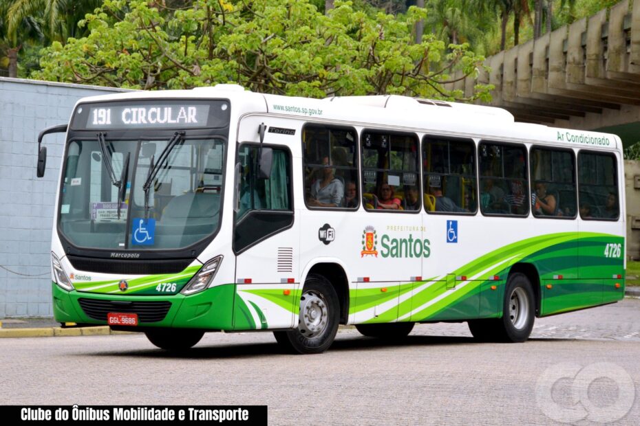 Terminal Valongo Santos Ônibus Piracicabana Marcopolo Torino Linha 191