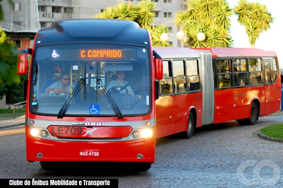 Terminal Campo Comprido Curitiba Foto Ônibus Biarticulado