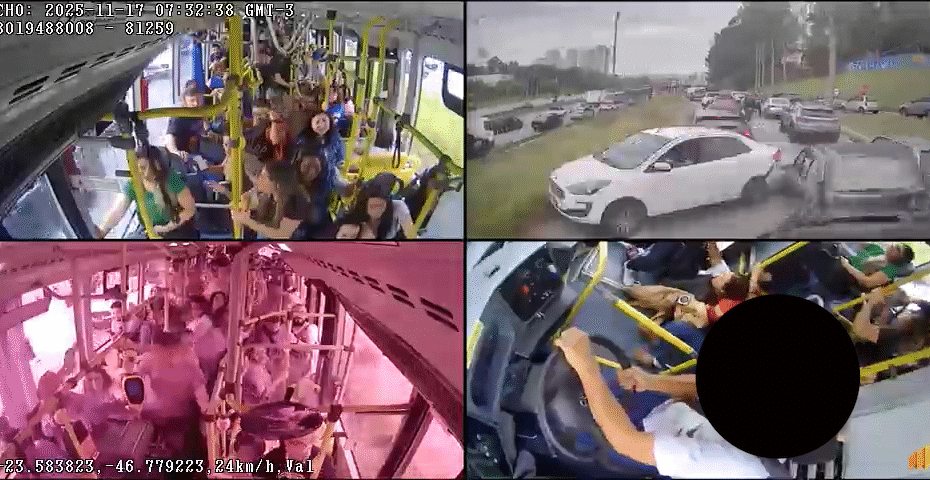 Acidente com Ônibus na Raposo Tavares