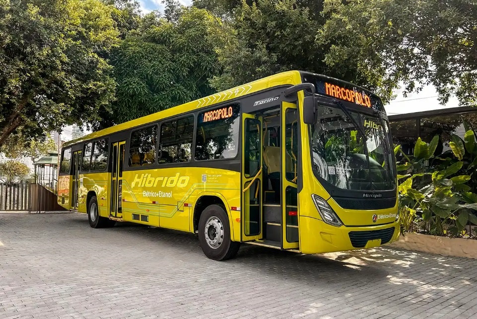 Marcopolo Torino ônibus urbano híbrido à etanol (1)